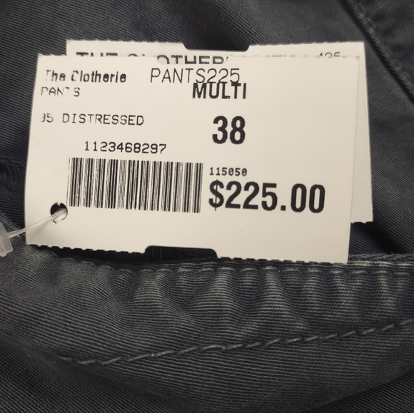 Mac Jeans Ben Worker Pants Reg Fit Flat Front Straight Leg Flap Pockts Gray $225 - Picture 10 of 14